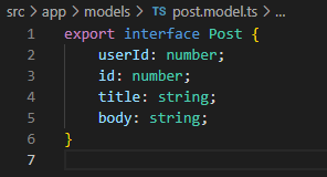 Post Interface