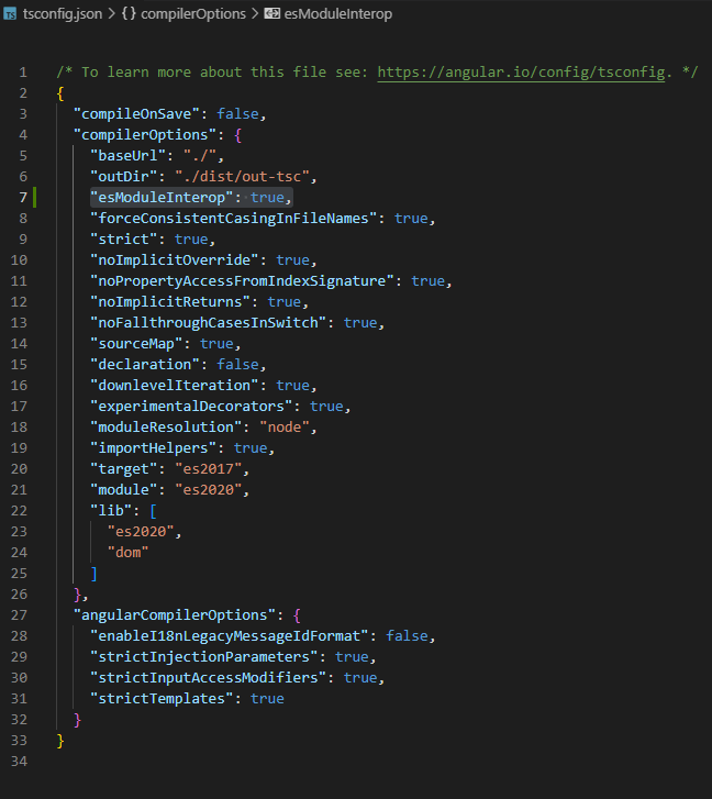 tsconfig